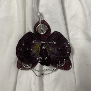 Pierced orchid keychain Ash Bloom