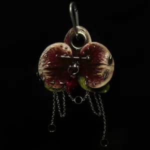 Pierced orchid keychain Eclipse