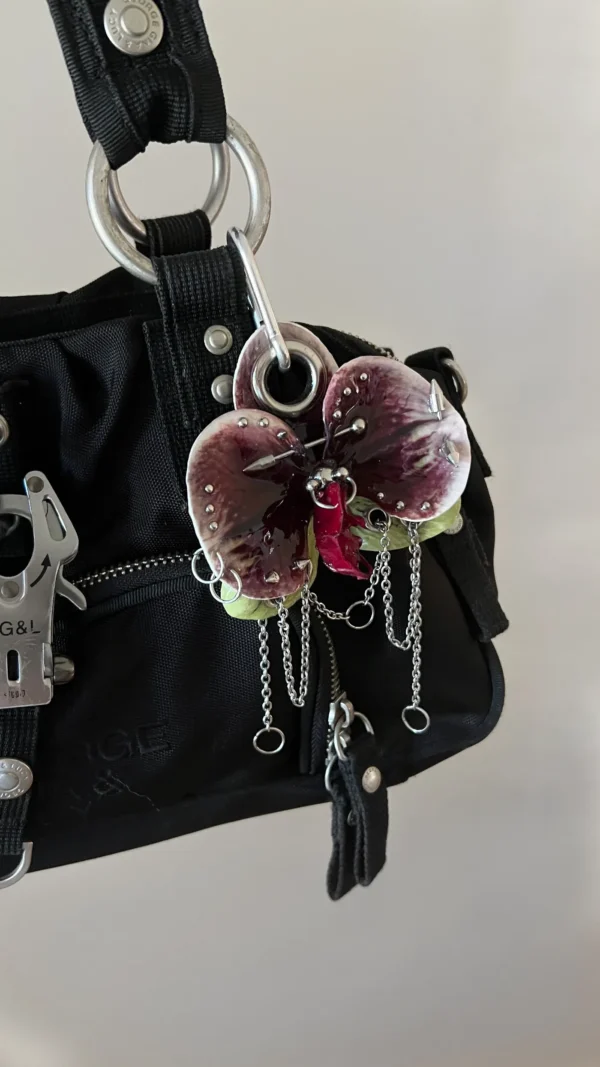 Pierced orchid keychain Eclipse - Image 2