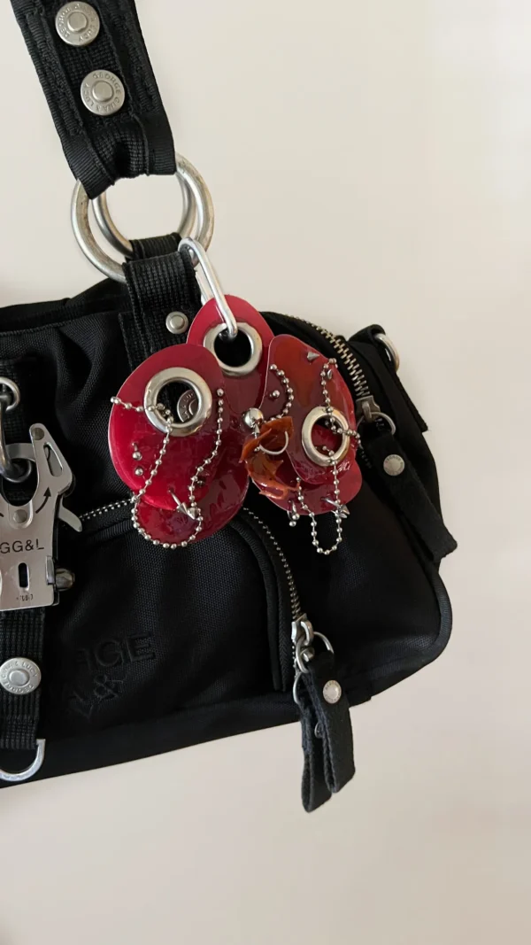 Pierced orchid keychain Mary - Image 2